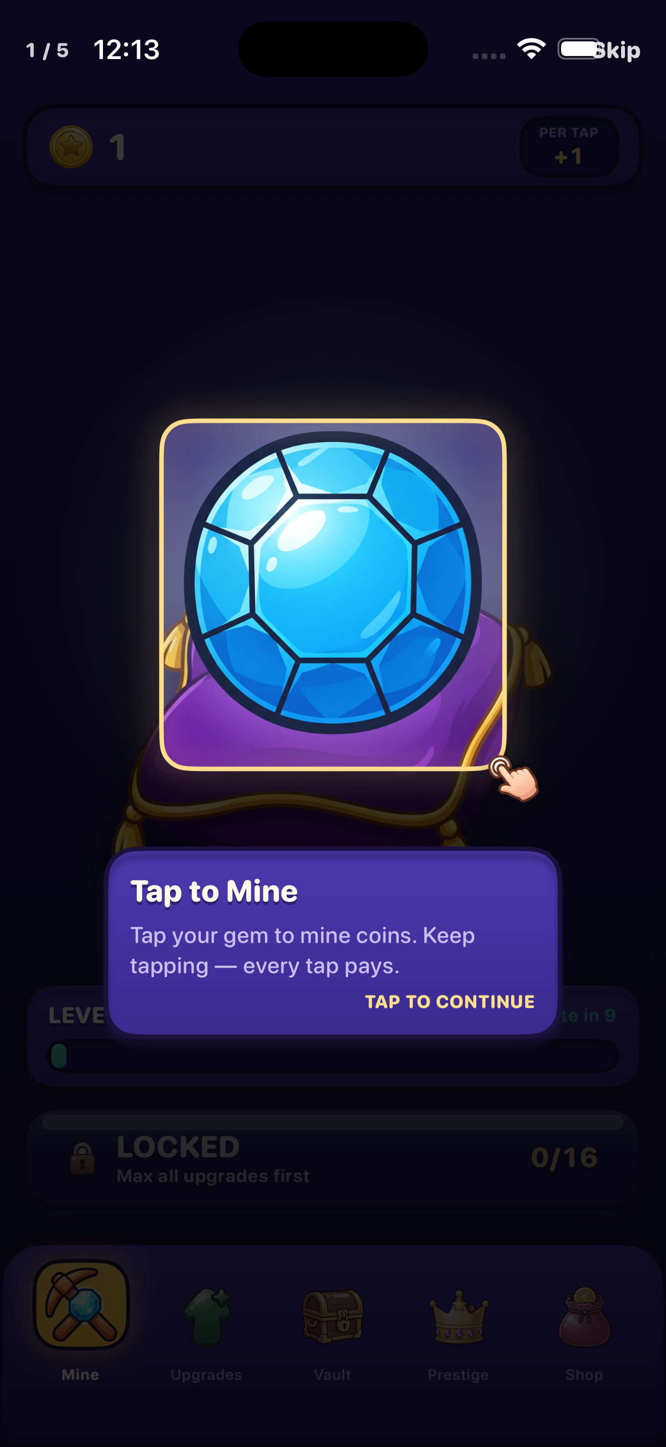 Mine screen